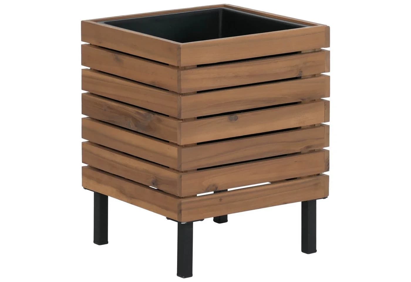 MCW Blumenkasten P84 Akazie & Stahl Outdoor