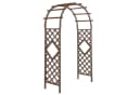 MCW Rosenbogen MCW-Q20 Tannenholz Braun mit Rankgitter Bild 1