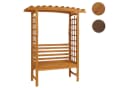 MCW Gartenbank MCW-Q21 Eleganter Rosenbogen mit integrierter Sitzbank Bild 3