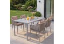 MCW Gartengarnitur 5-tlg. Grau/Beige Alu Seilgeflecht Bild 3