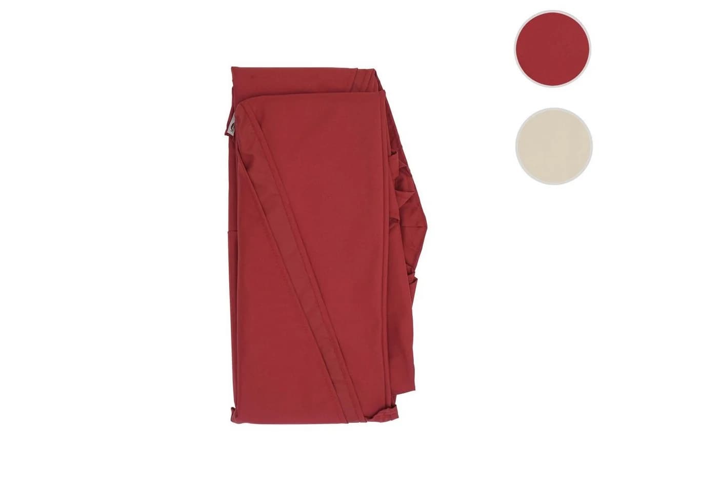 Sonnenschirmbezug MCW-A96 8 Streben Rund 3,5m Polyester Ersatz-Bezug Bordeaux - Bild 4