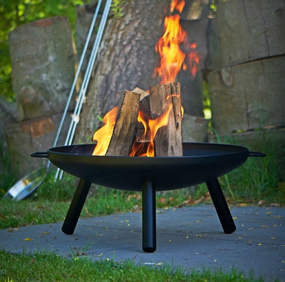 Kynast Feuerschale Schwarz 60 cm Garten Feuerstelle - Bild 2