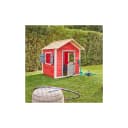 HOME DELUXE Spielhaus Das kleine Schloss Rot Holz Bild 1