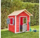 HOME DELUXE Spielhaus Das kleine Schloss Rot Holz Bild 2