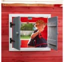 HOME DELUXE Spielhaus Das kleine Schloss Rot Holz Bild 5