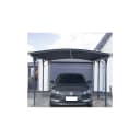 HOME DELUXE Carport FALO Aluminium Anthrazit mit UV-Schutz Bild 1