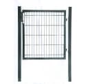 HOME DELUXE Gartentor Doppelstabmatten Anthrazit Bild 2