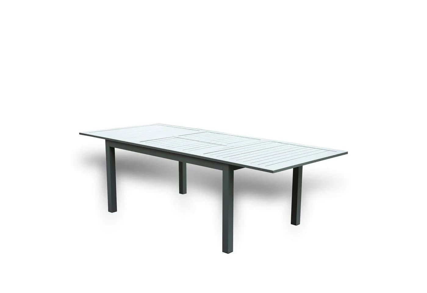 HOME DELUXE Gartentisch CASA Schnell Ausziehbar Aluminium Grau - Bild 3