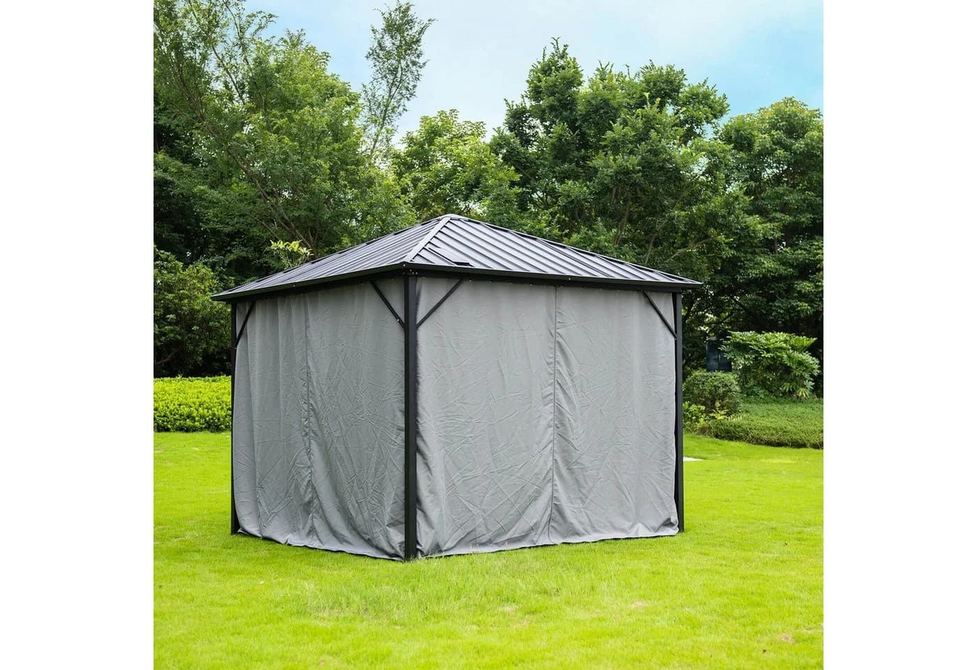 HOME DELUXE Vorhangset für Pavillon Azur