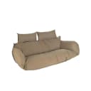 Home Deluxe Auflagekissen Polyrattan Hängesessel TWIN Beige UV-Beständig Bild 1