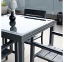 HOME DELUXE Sitzgruppe VERANO MADERA - Ausziehbarer Gartentisch mit Stühlen Bild 5
