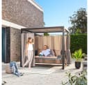 HOME DELUXE Gartenpavillon PROVENCE mit Sonnendach und Kissen Bild 4