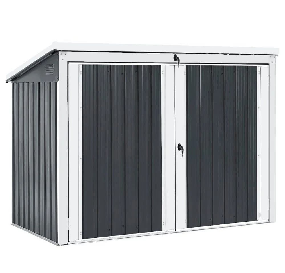 Home Deluxe Mülltonnenbox BASURA Metall für 2x 240L - Bild 3