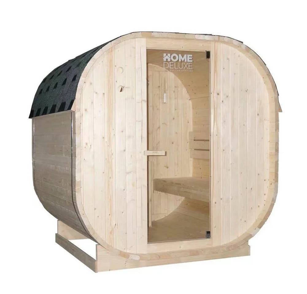 HOME DELUXE Outdoor Sauna CUBE L Fichtenholz 6 kW - Bild 3