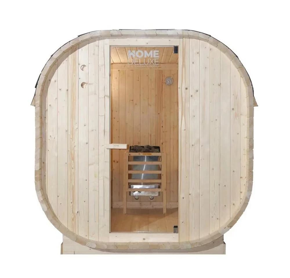 HOME DELUXE Outdoor Sauna CUBE L Fichtenholz 6 kW - Bild 4
