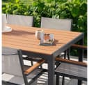 HOME DELUXE Gartentisch CANTOS SEDIA 7-tlg. Anthrazitgrau Aluminium Bild 3