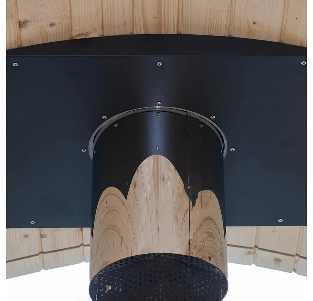 HOME DELUXE Fasssauna mit Holzofen für 4-6 Personen - Bild 5