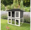 HOME DELUXE Kaninchenstall TOCA Tannenholz Bild 1