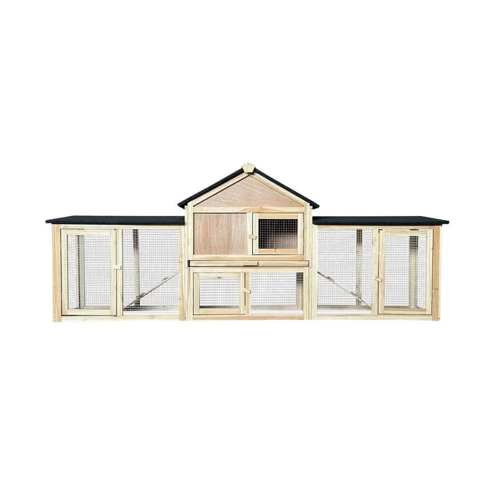 HOME DELUXE Kleintierstall CUNA Kaninchenstall Tannenholz - Bild 3