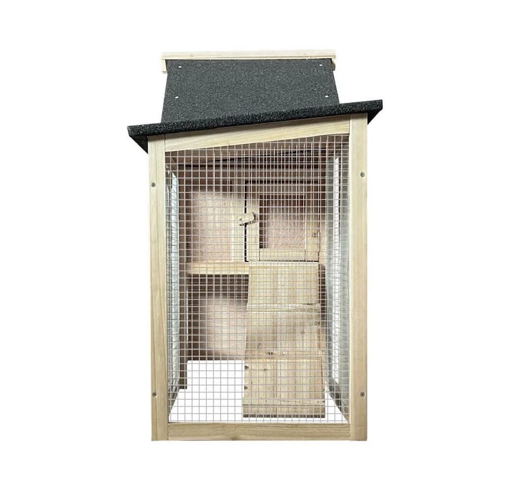HOME DELUXE Kleintierstall CUNA Kaninchenstall Tannenholz - Bild 4