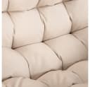 HOME DELUXE Hängesessel LOMA 2 Sitzer Beige Schwarz Faltbar Bild 3