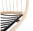 HOME DELUXE Hängesessel LOMA 2 Sitzer Beige Schwarz Faltbar Bild 4