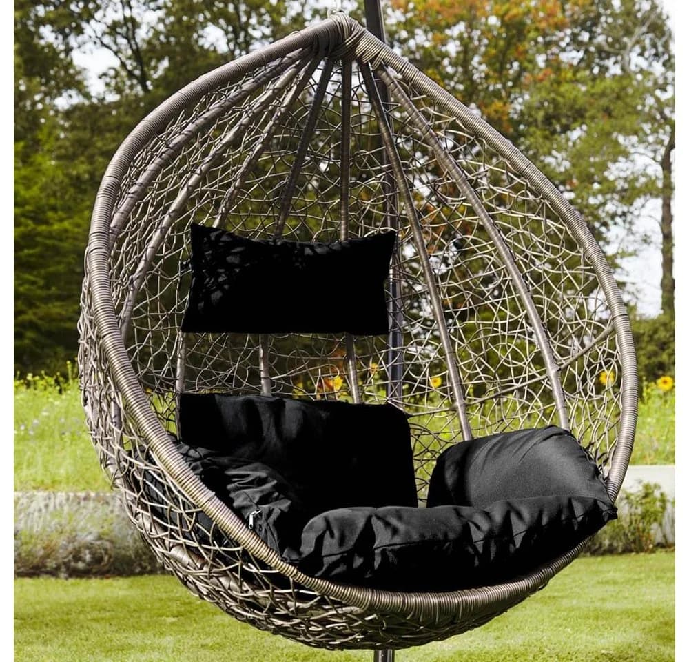 HOME DELUXE Hängesessel CIELO Polyrattan Outdoor Schwebeliege - Bild 3