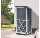 HOME DELUXE Gartenschrank YANA Tannenholz Zwei-Farben-Design Bild 1