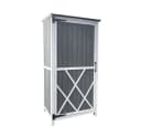 HOME DELUXE Gartenschrank YANA Tannenholz Zwei-Farben-Design Bild 2