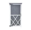 HOME DELUXE Gartenschrank YANA Tannenholz Zwei-Farben-Design Bild 3
