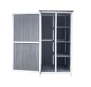 HOME DELUXE Gartenschrank YANA Tannenholz Zwei-Farben-Design Bild 4