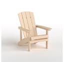HOME DELUXE Gartenstuhl FAREA Adirondack mit Hocker Creme-Weiß Bild 3
