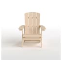 HOME DELUXE Gartenstuhl FAREA Adirondack mit Hocker Creme-Weiß Bild 4