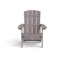 HOME DELUXE Gartenstuhl FAREA Adirondack Grau mit Hocker Bild 4