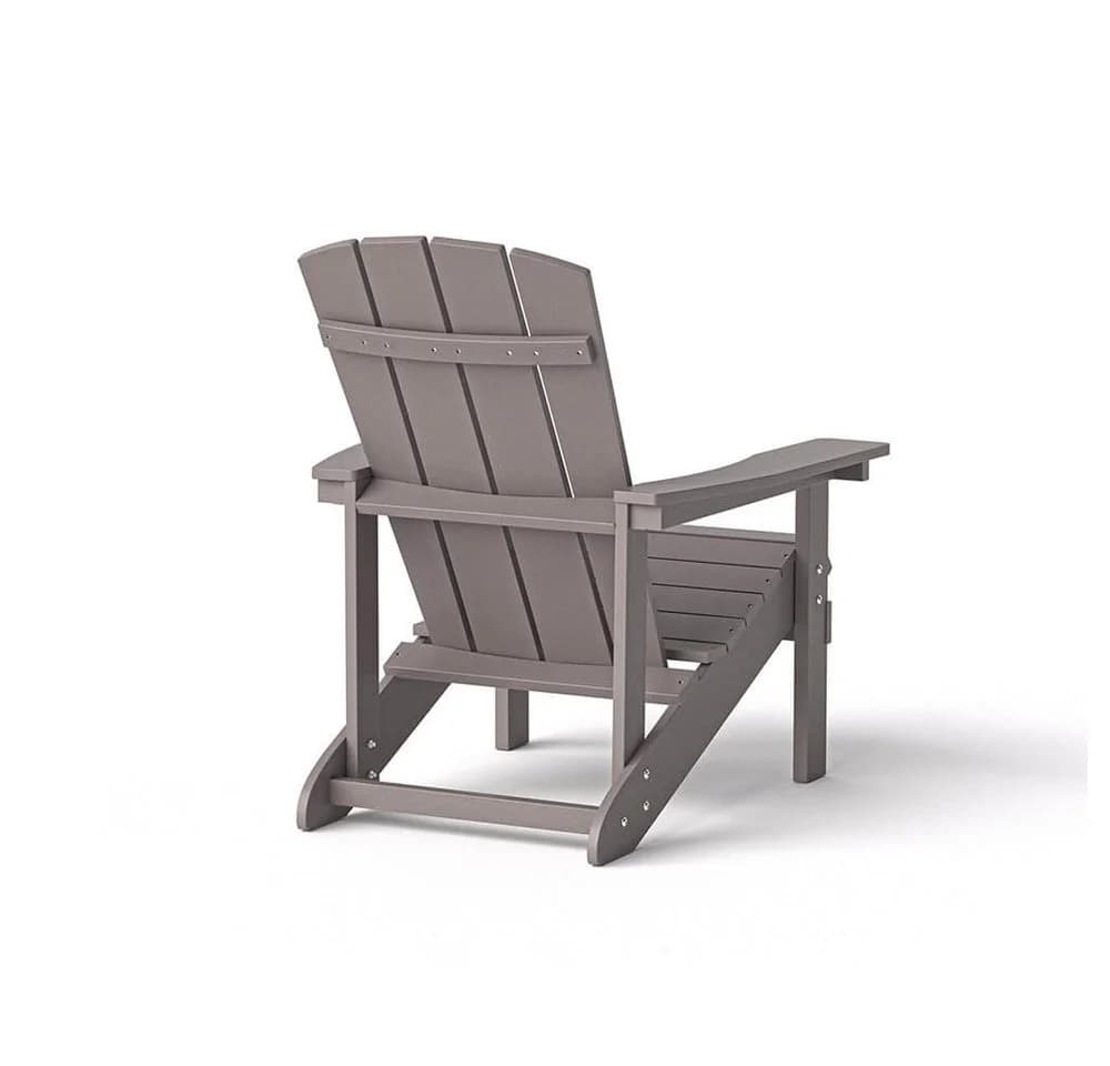 HOME DELUXE Gartenstuhl FAREA Adirondack Grau mit Hocker - Bild 5