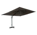 HOME DELUXE LED-Sonnenschirm DIARO Dunkelgrau mit Schirmständer Bild 1