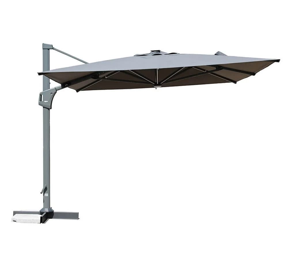 HOME DELUXE LED-Sonnenschirm DIARO Dunkelgrau mit Schirmständer - Bild 5