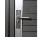 HOME DELUXE Gartentor WPC CALLATOR 180x90 cm Anthrazit Aluminiumrahmen Bild 3