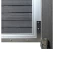 HOME DELUXE Gartentor WPC CALLATOR 180x90 cm Anthrazit Aluminiumrahmen Bild 5