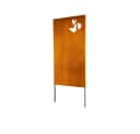 HOME DELUXE Sichtschutzelement BUTTERFLY Rostoptik Bild 3