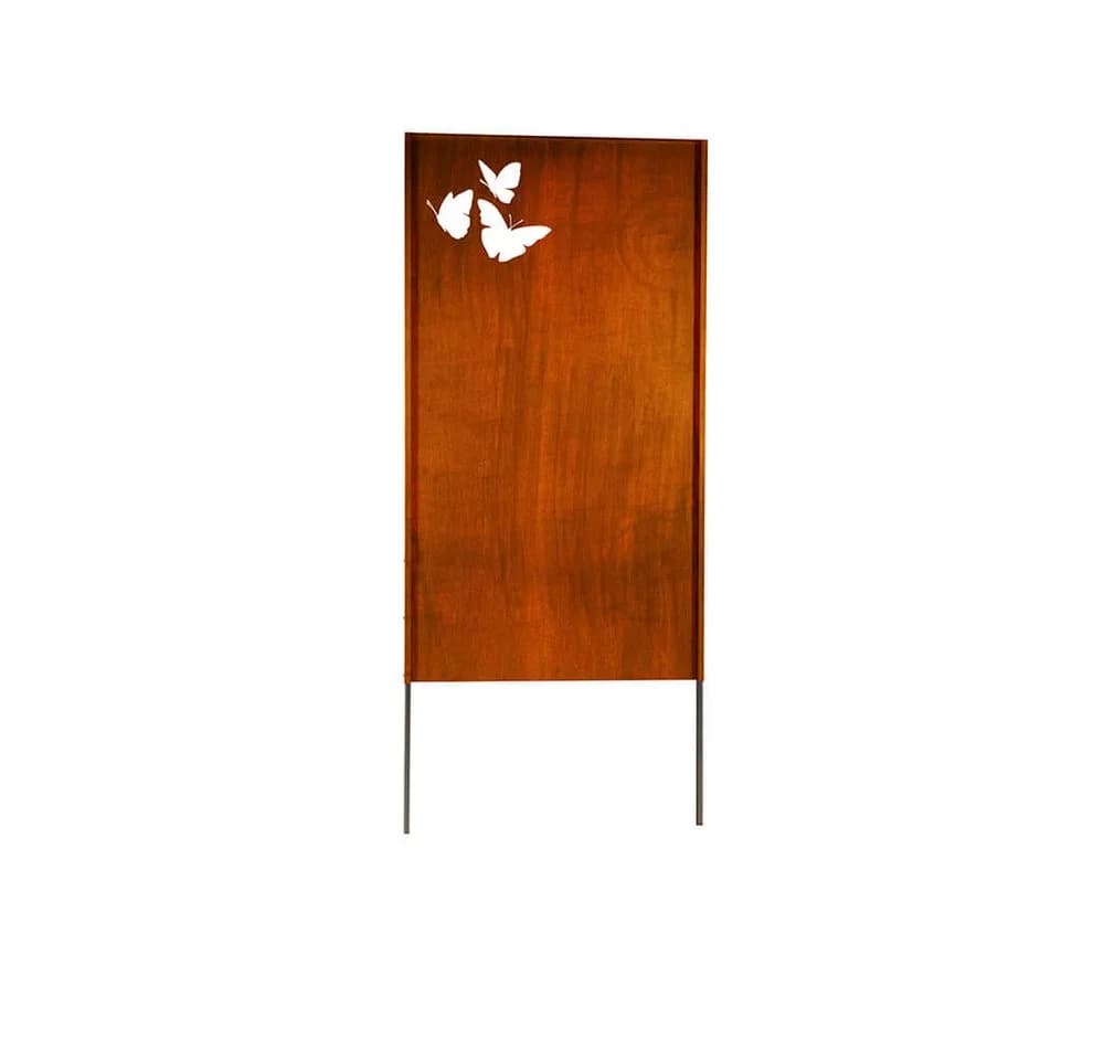 HOME DELUXE Sichtschutzelement BUTTERFLY Rostoptik - Bild 5