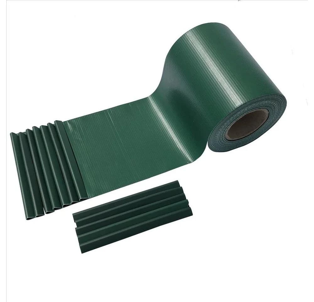 interGo Sichtschutzstreifen PVC & Schilfrohr Grün - Bild 4
