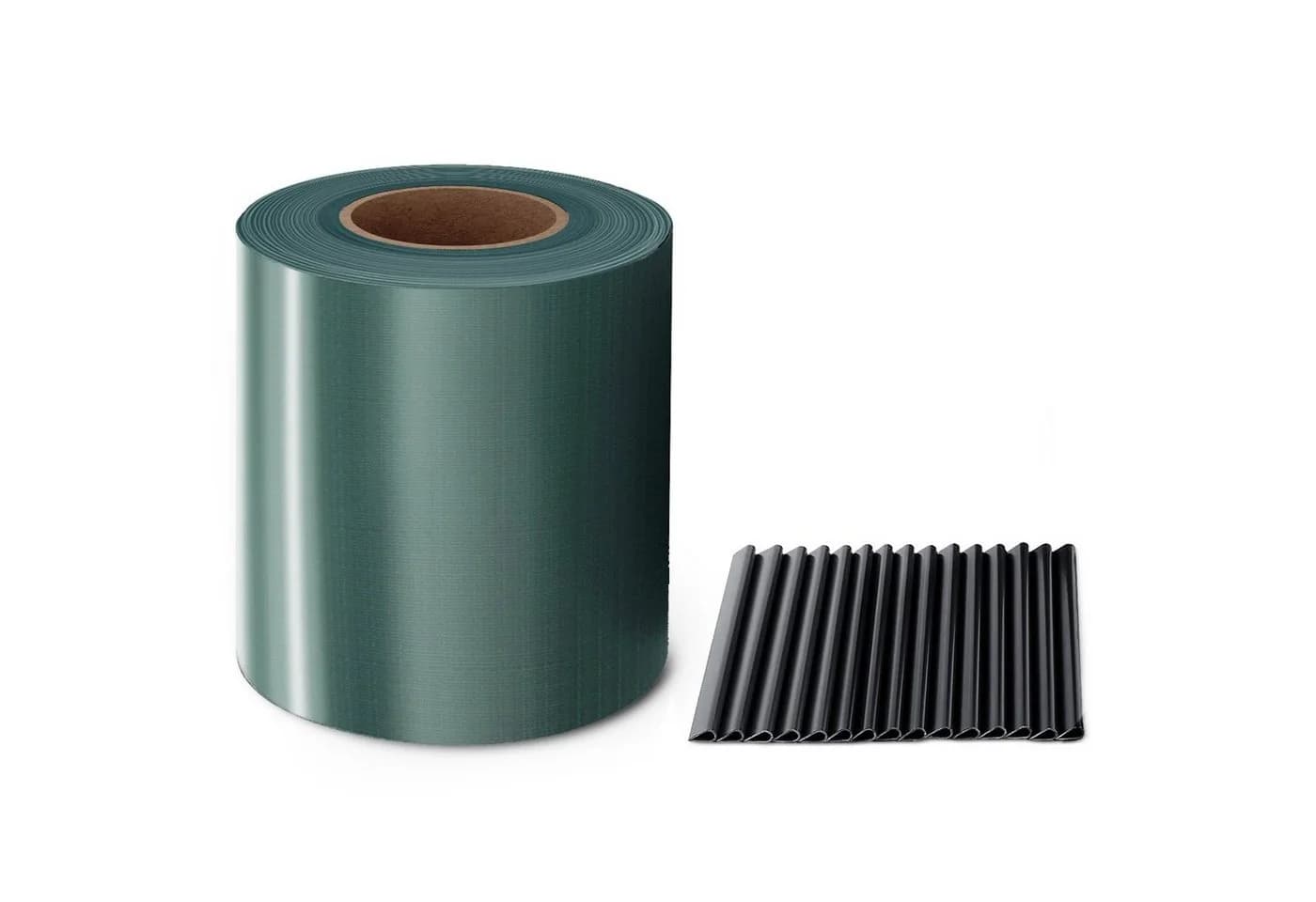 Midori Sichtschutzstreifen PVC Grün 35m Rolle - Bild 2