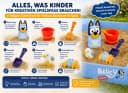 Little Tikes Sandkasten Bluey Beach Day mit Deckel und Zubehör Bild 4