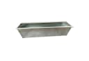 Hossi's Wholesale 4er Set Blumenkasten Zink Silber 38cm Bild 1