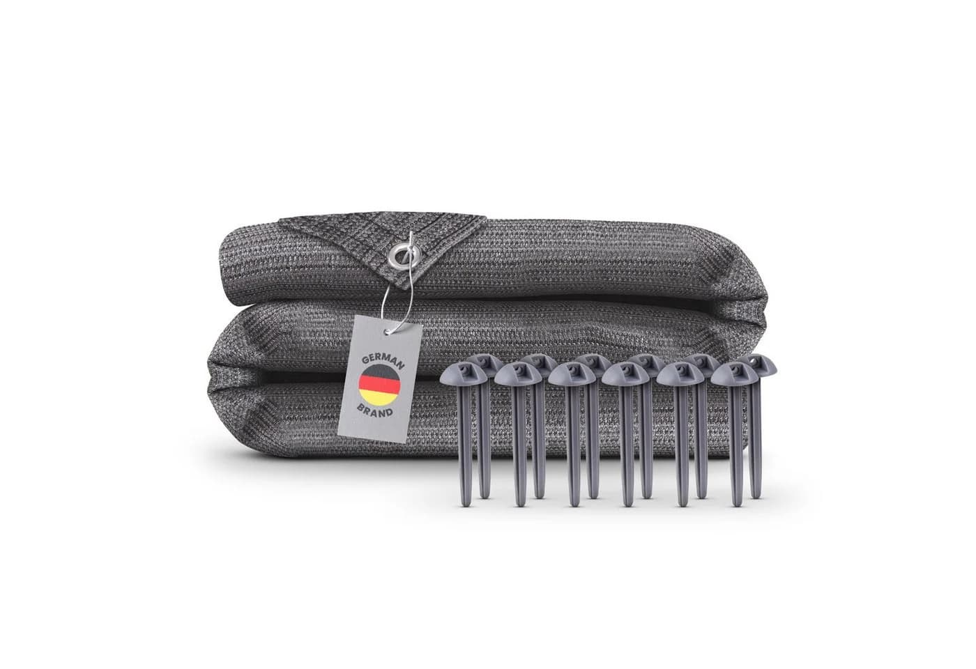 Bestlivings Zeltteppich HDPE Grau Outdoor Camping - Bild 2