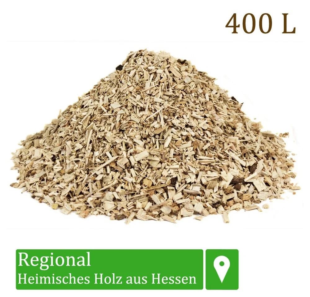 Flameup Hackschnitzel Kiefernholz 400 L für Ofen & Garten - Bild 2