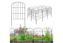 V2Aox Gartenzaun Steckzaun 10 Elemente 43cm Schwarz Bild 2