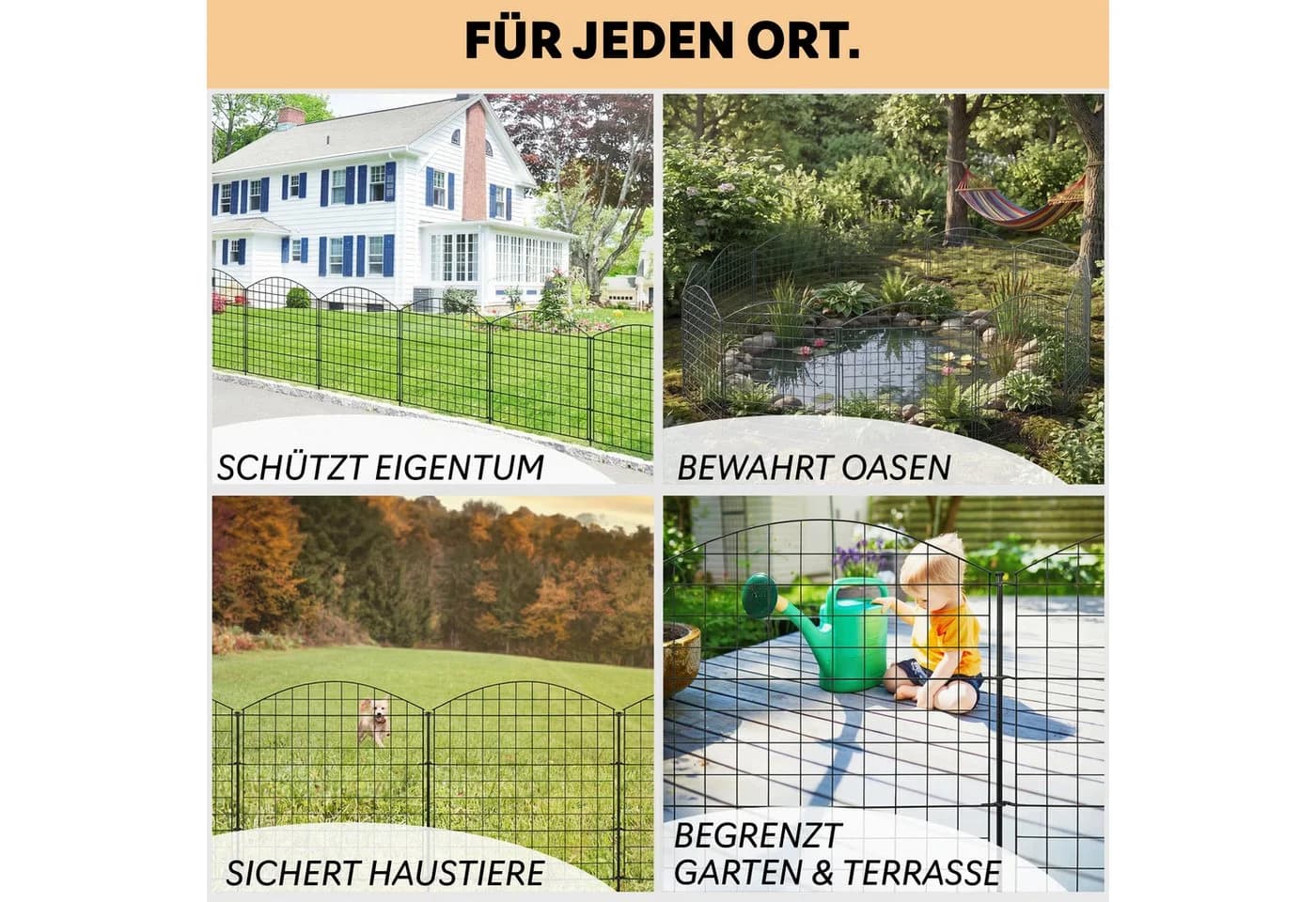 V2Aox Teichzaun 18 Zaunelemente 78 cm - Bild 3