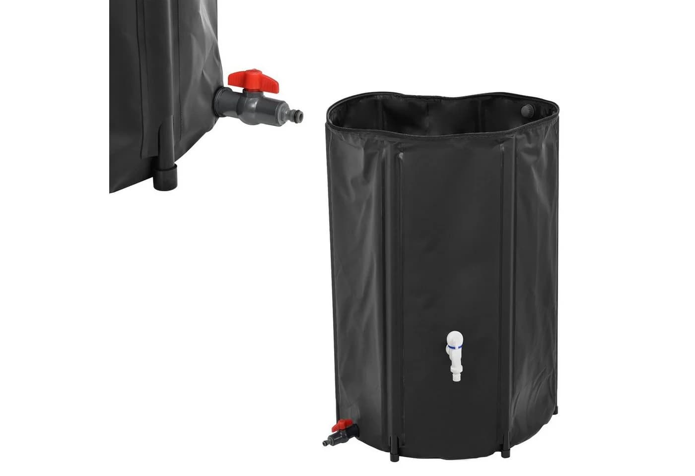 casa.pro Wassertank 250L Zisterne Schwarz UV-resistent - Bild 2